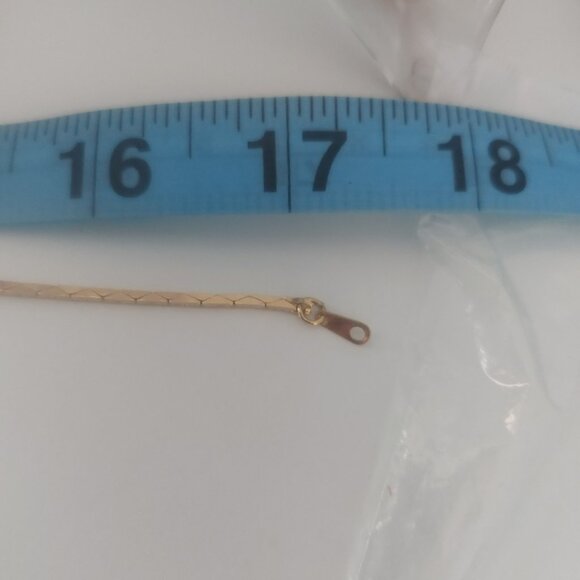 Vargas H.G.E. Faux Diamond Tear Drop Necklace Vintage 1940's 17 Inches - Picture 8 of 11